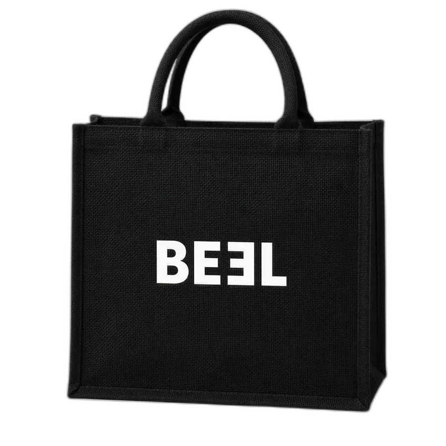 Printed jute bag for sustainable packaging