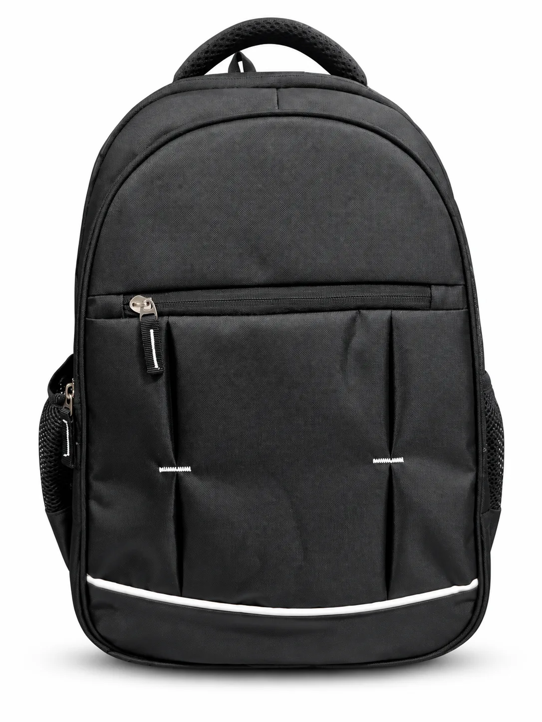Black Reflective Backpack – Front view