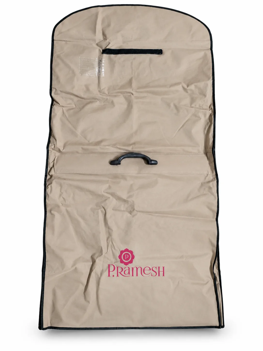 Grey Suit Cover with Carry Handle – Front view