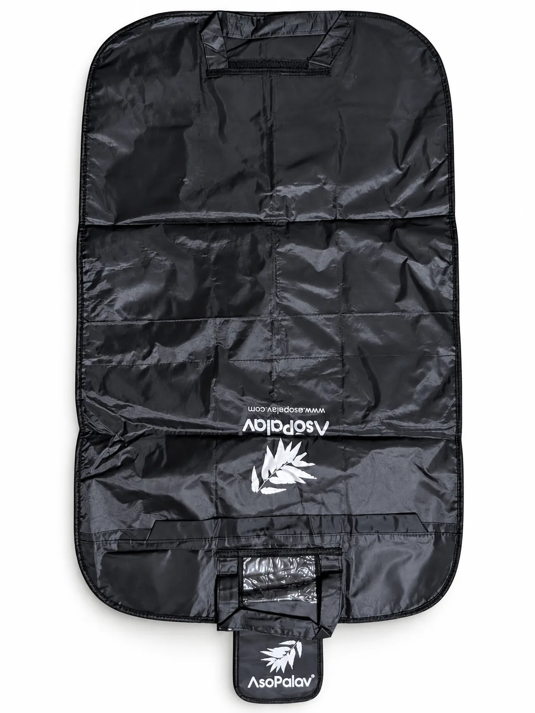 Black Glossy Suit Cover – Front view