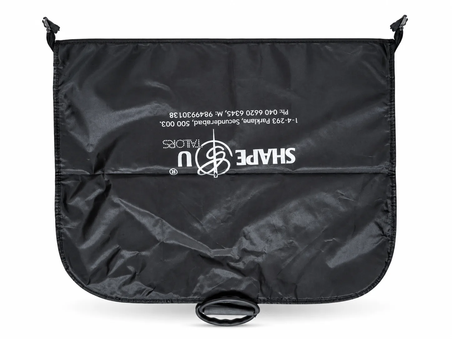Black Short Suit Cover – Front view