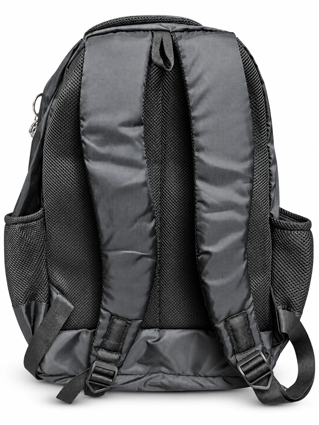 Grey Minimal Backpack – Back view