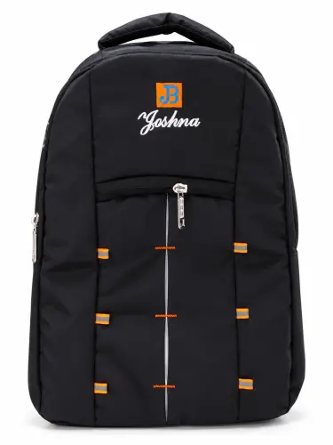Black Backpack with Tan Accents