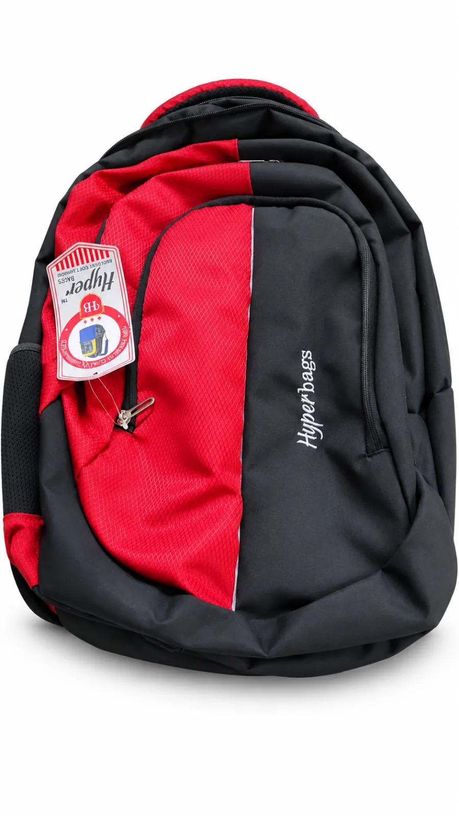 Red Black Backpack – Front view