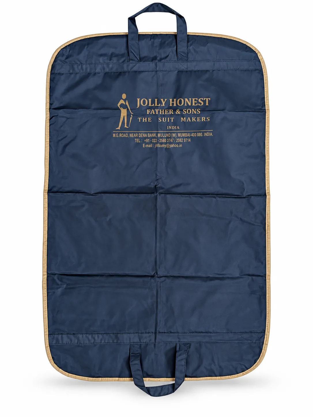 Navy Suit Cover – Front view
