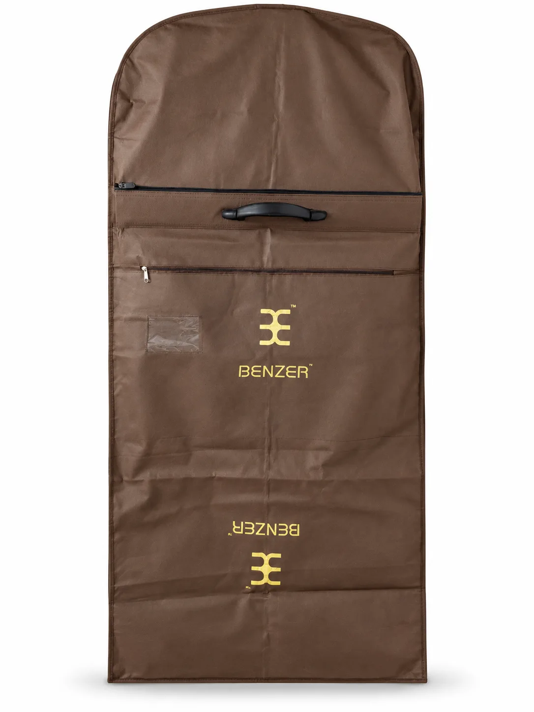 Brown Suit Cover with Handle – Front view