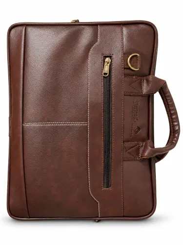 Brown Leather Laptop Bag