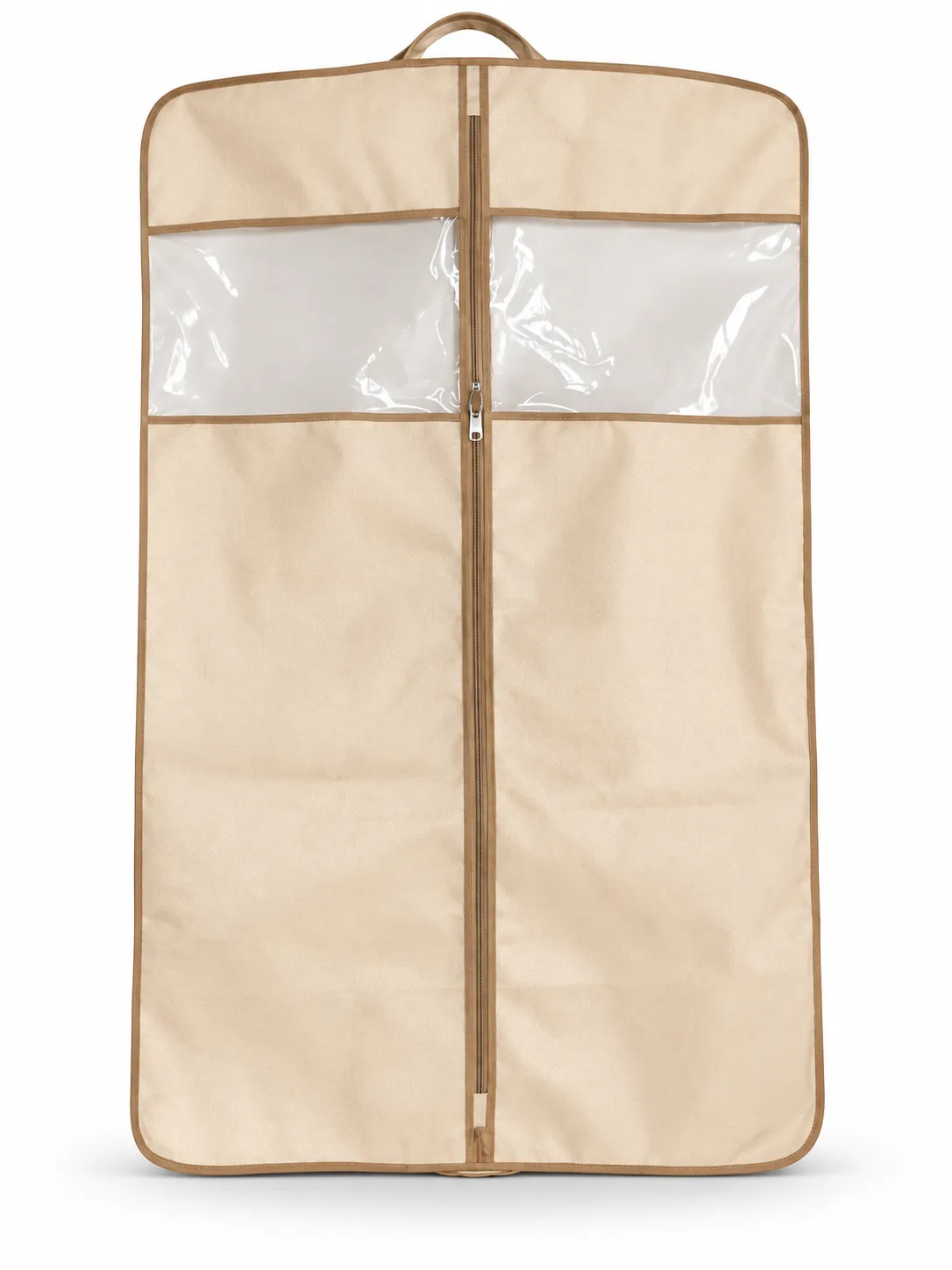 Beige Window Suit Cover – Front view