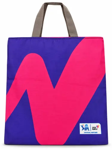 Purple Pink Canvas Tote