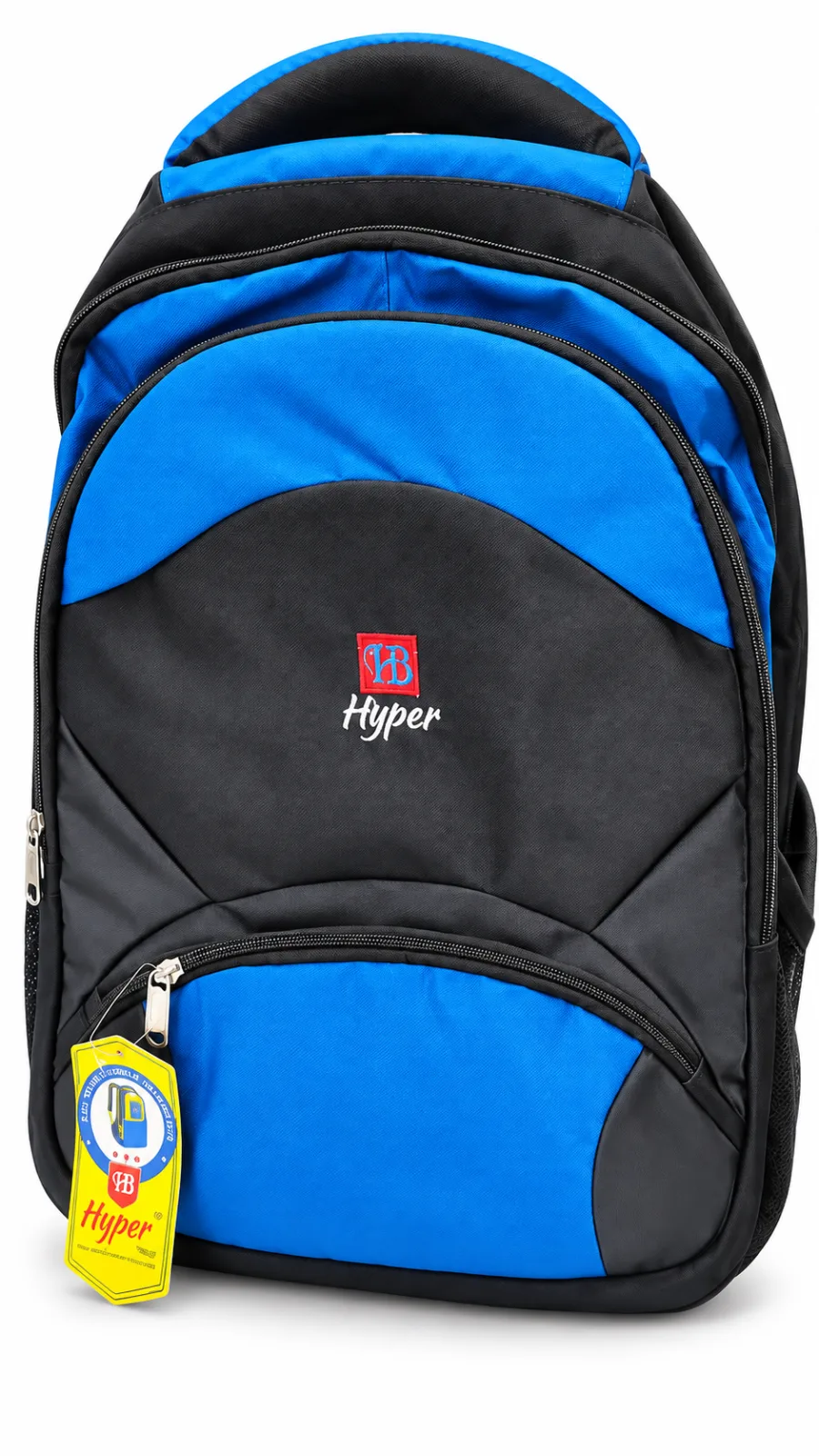 Blue and Black Backpack – Front view